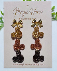 Thumbnail for Dangle Glitter Mouse Fall with Bow Posts (Pre-Order )