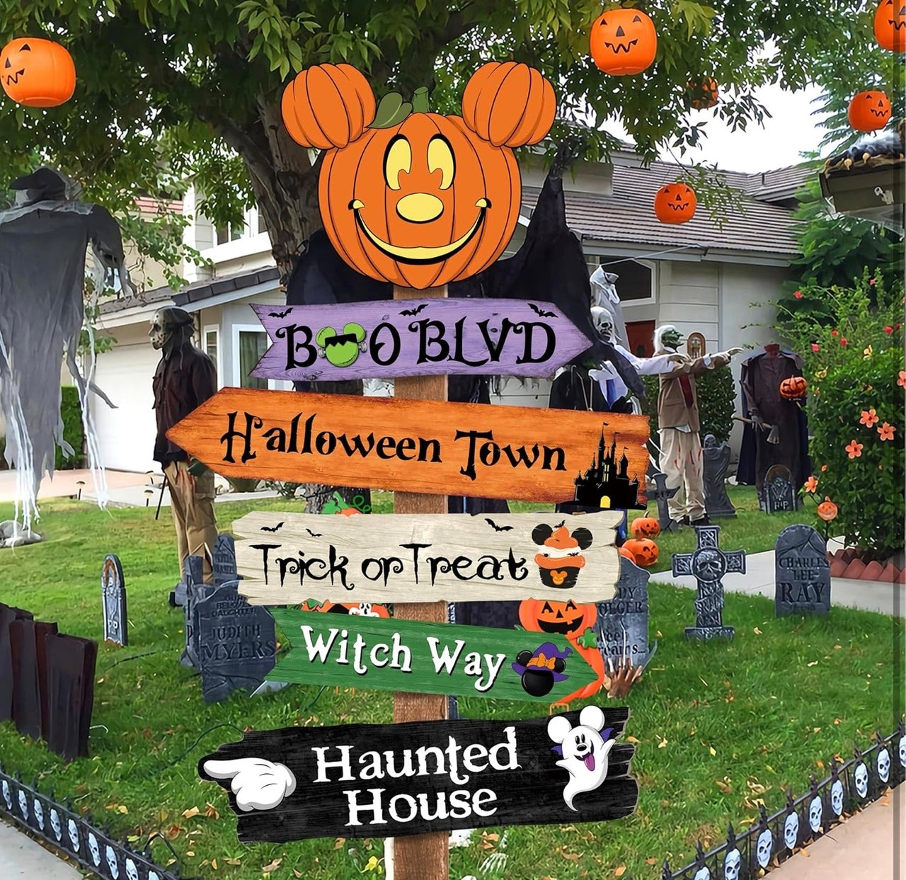 6 Piece Halloween Individual Yard Signs (Pre-Order)