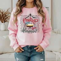 Thumbnail for Crewneck Light Pink Mary Did You Know? (Pre-Order)