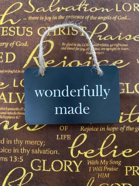 Wonderfully Made Ornament