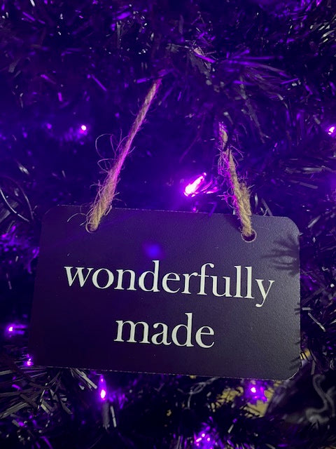 Wonderfully Made Ornament