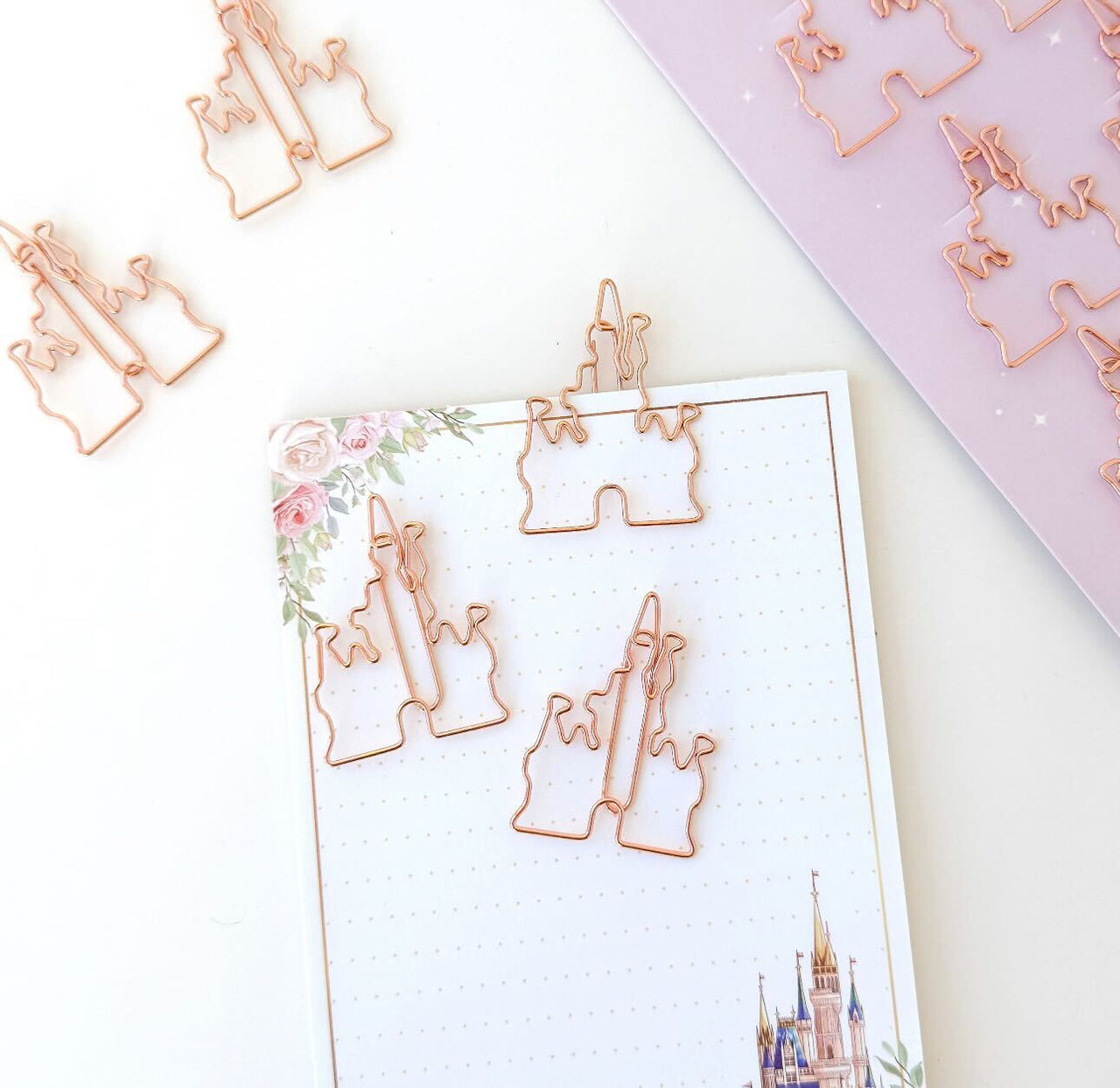 Set of 8 Castle Paperclip