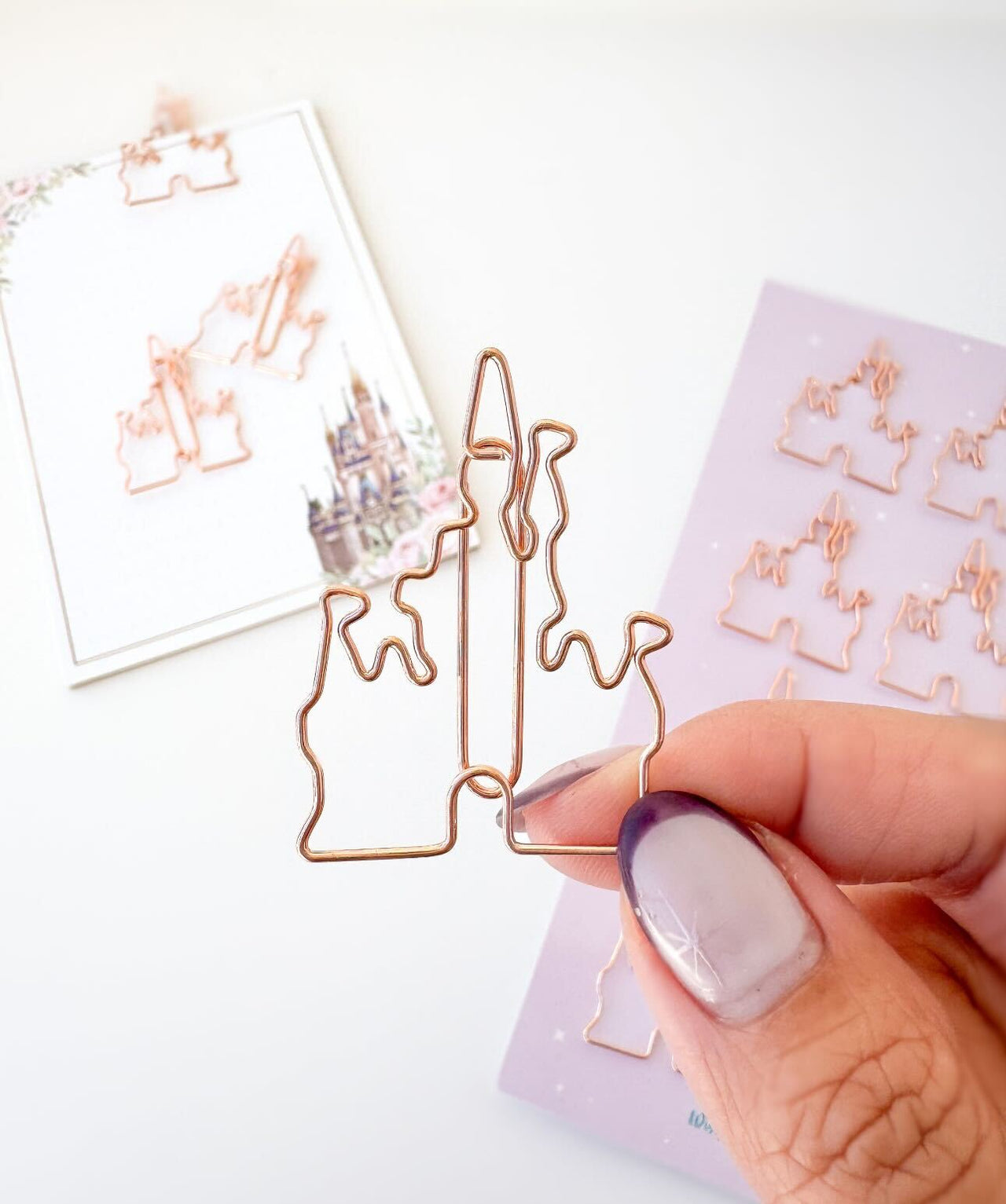 Set of 8 Castle Paperclip