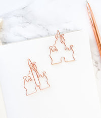 Thumbnail for Set of 8 Castle Paperclip