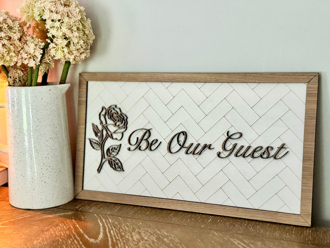 Be Our Guest Wooden Sign (Pre-Order)