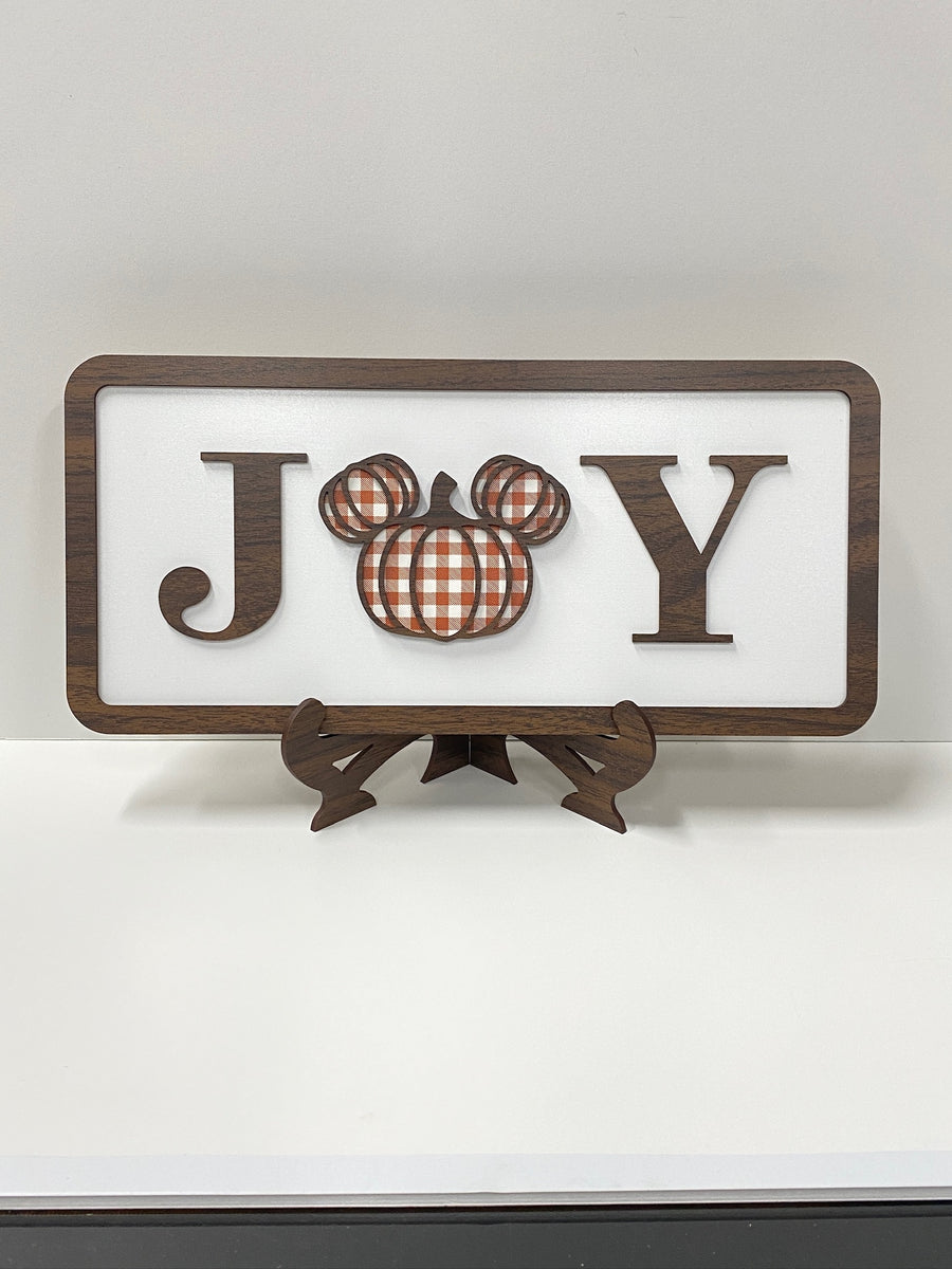 Large Joy Pumpkin Sign (Pre-Order)