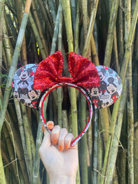 Thumbnail for Mouse Ears with Red Bow