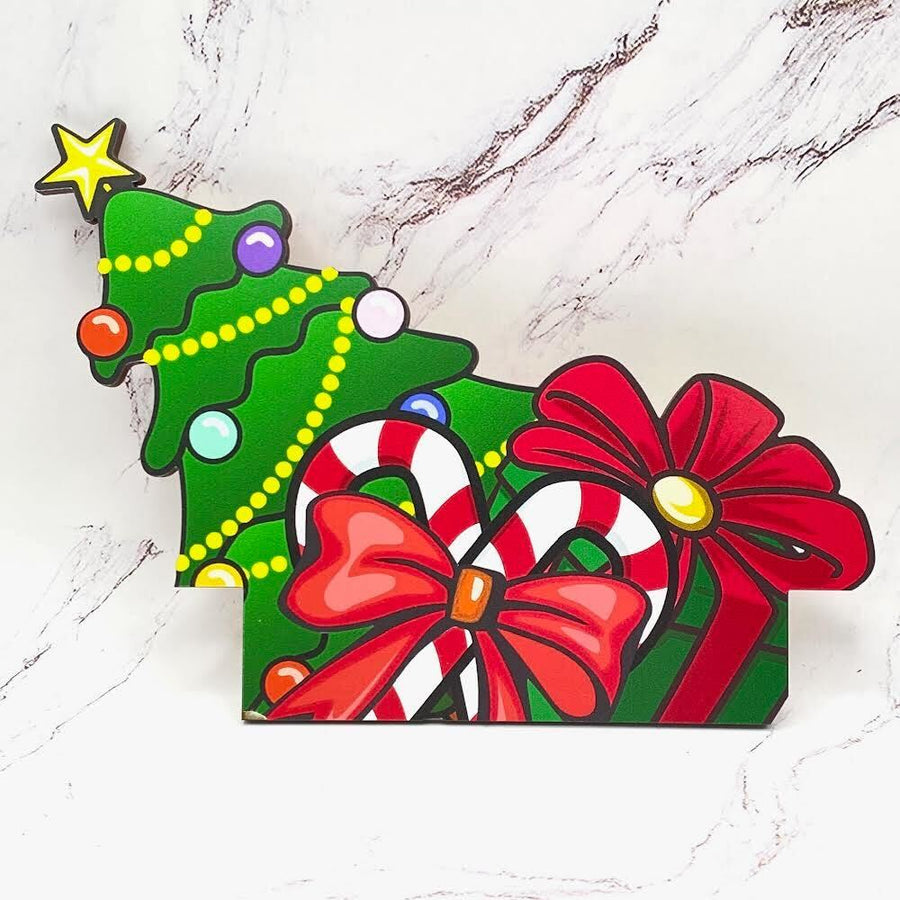 Welcome Round Interchangeable Christmas Sign (Pre-Order)