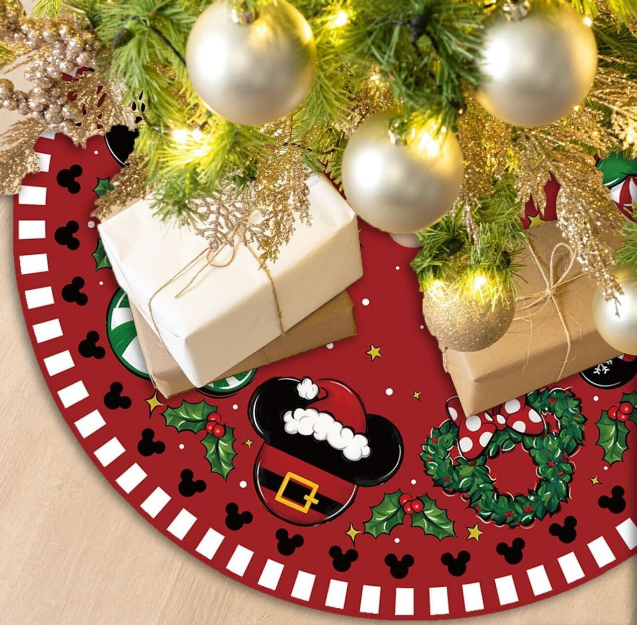 Mouse Magic Christmas Tree Skirt-  (Pre-Order)