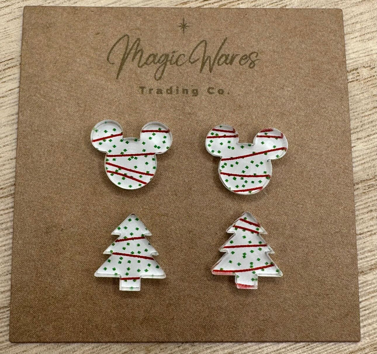 Stud Snack Cake Combo Earrings  (Pre-Order)