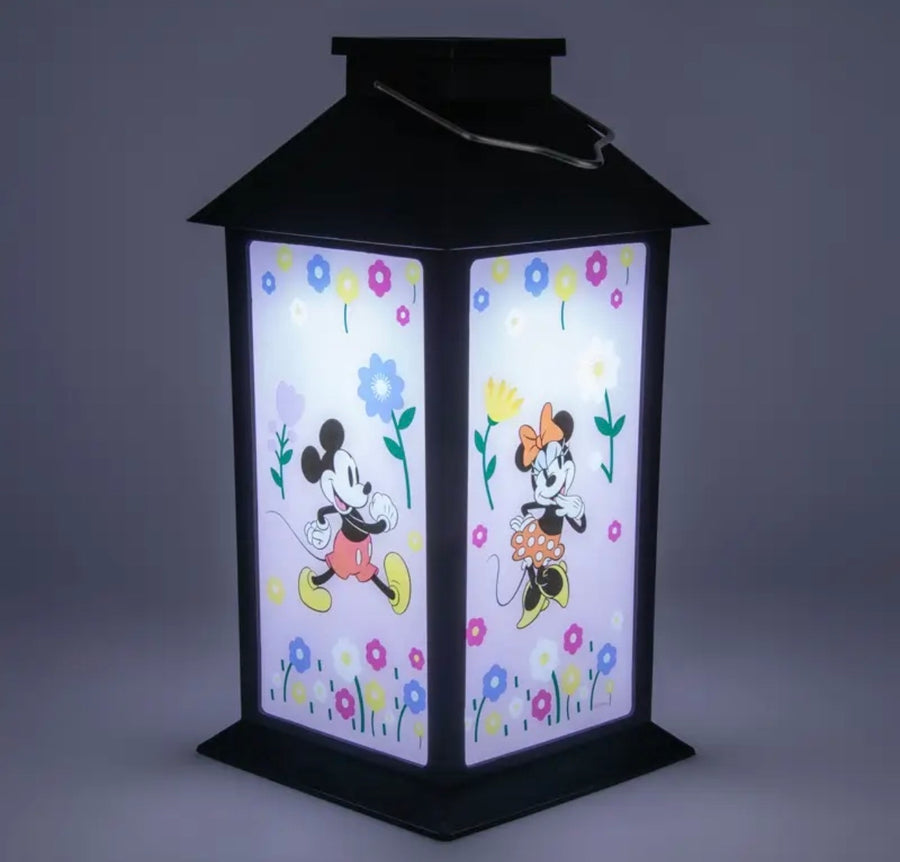 Mouse Printed Black Solar Lantern (Pre-Order)