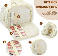 Thumbnail for Hunny Bear Large Organizer Cosmetic Bag (Pre-Order)