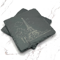 Thumbnail for Eiffel Tower Slate Coasters (Pre-Order)