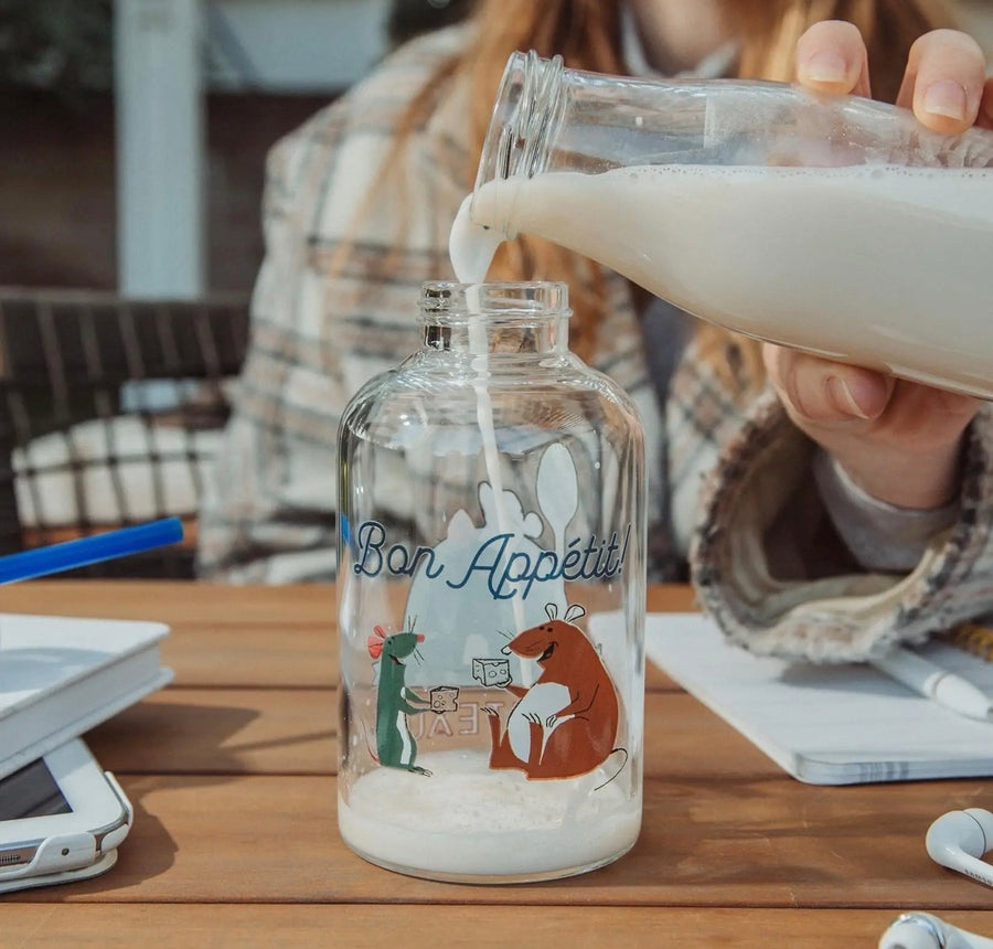 15 oz Gusteau's Glass Milk Bottle (Pre-Order)