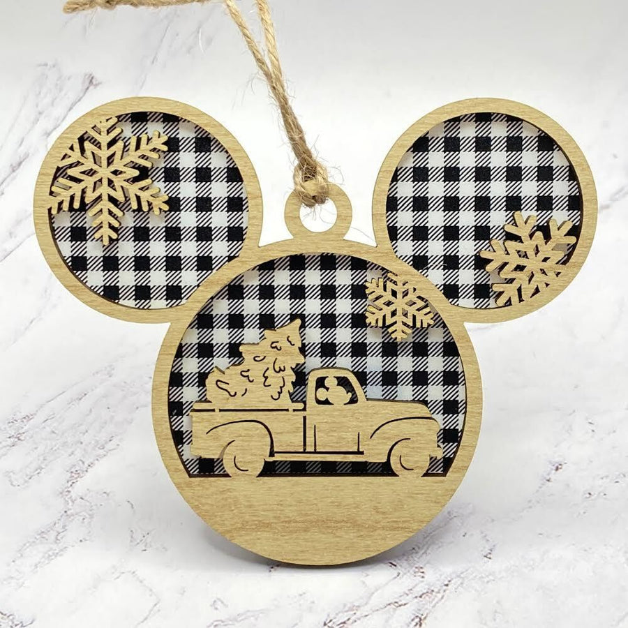 Mouse Truck Ornament (Pre-Order)