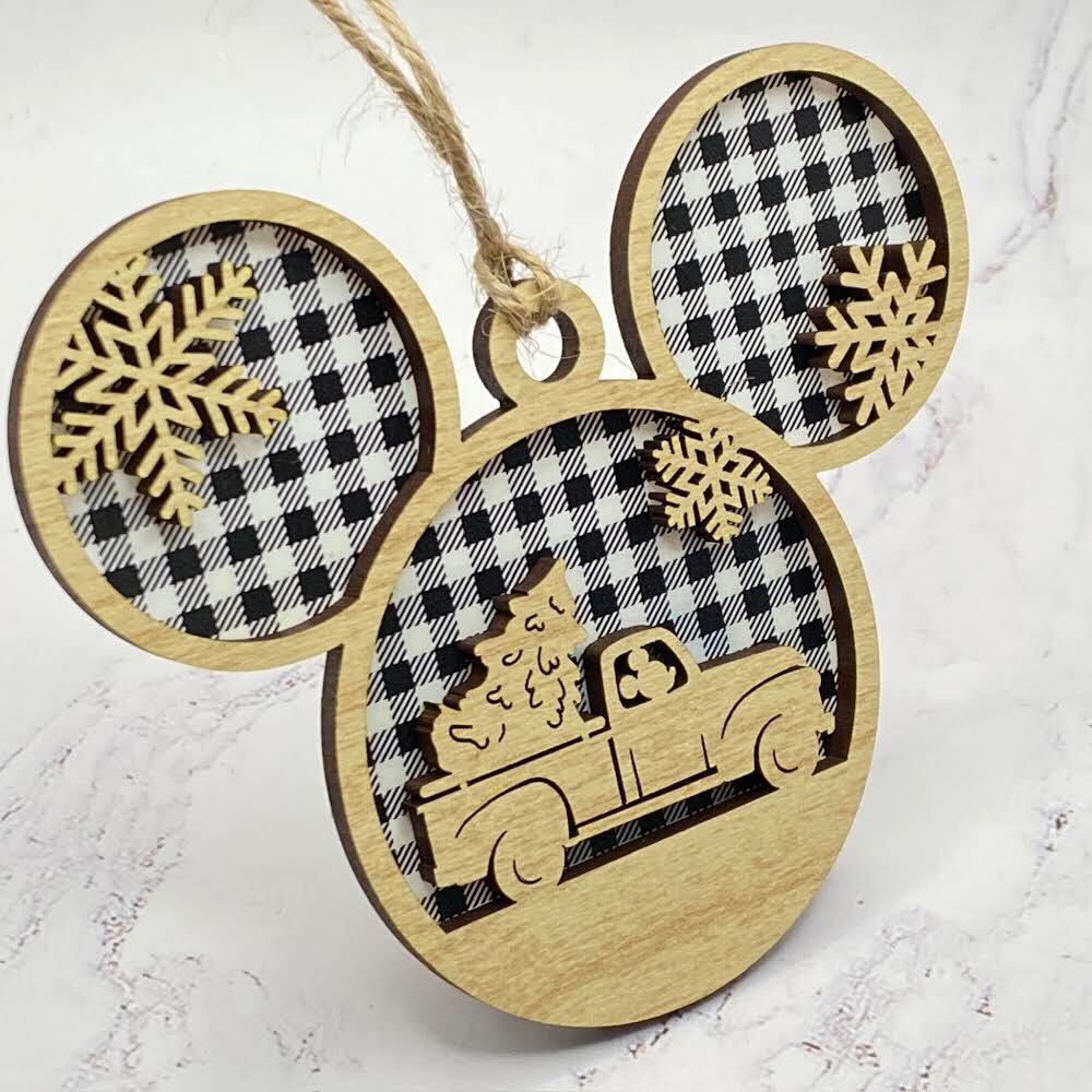 Mouse Truck Ornament (Pre-Order)