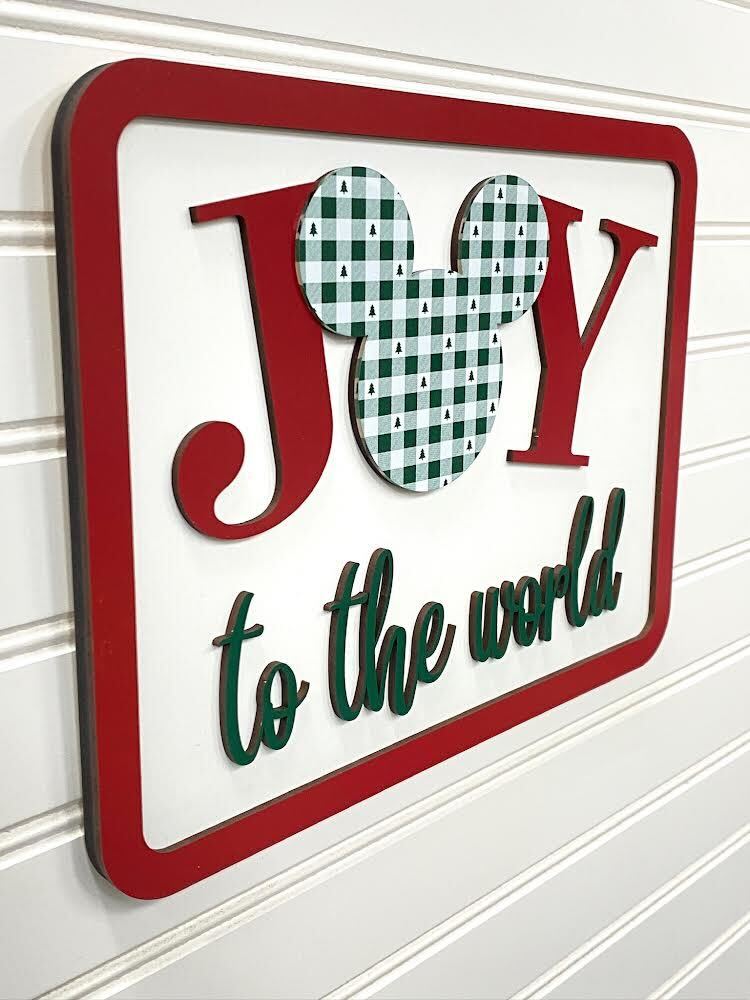 Joy To The World Wooden Sign (Pre-Order)