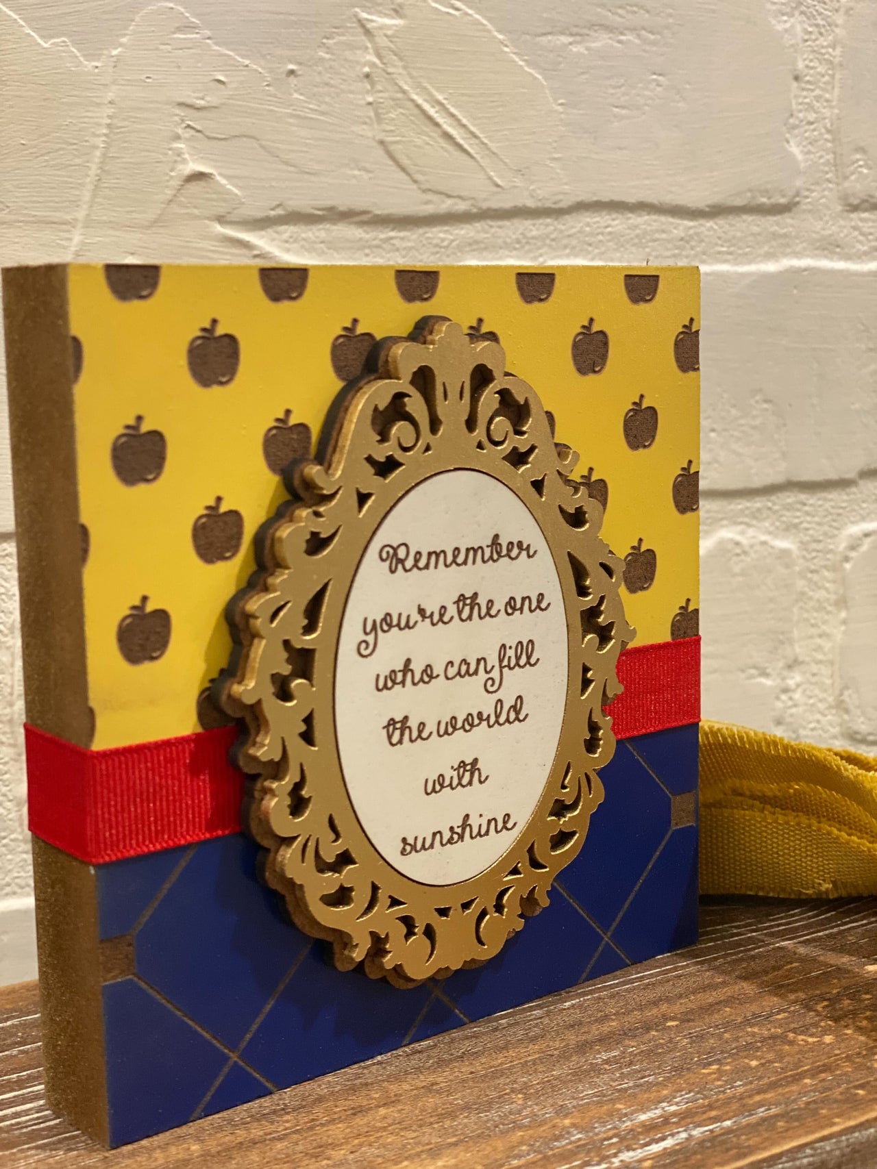 5" X 5" Remember Wooden Sign
