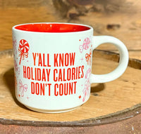 Thumbnail for Ceramic Holiday Calories Don't Count Coffee Mug (Pre-Order)