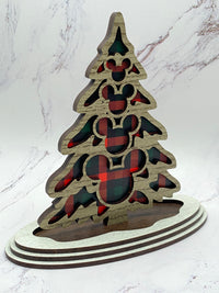 Thumbnail for Christmas Plaid Tree Sitter (Pre-Order)