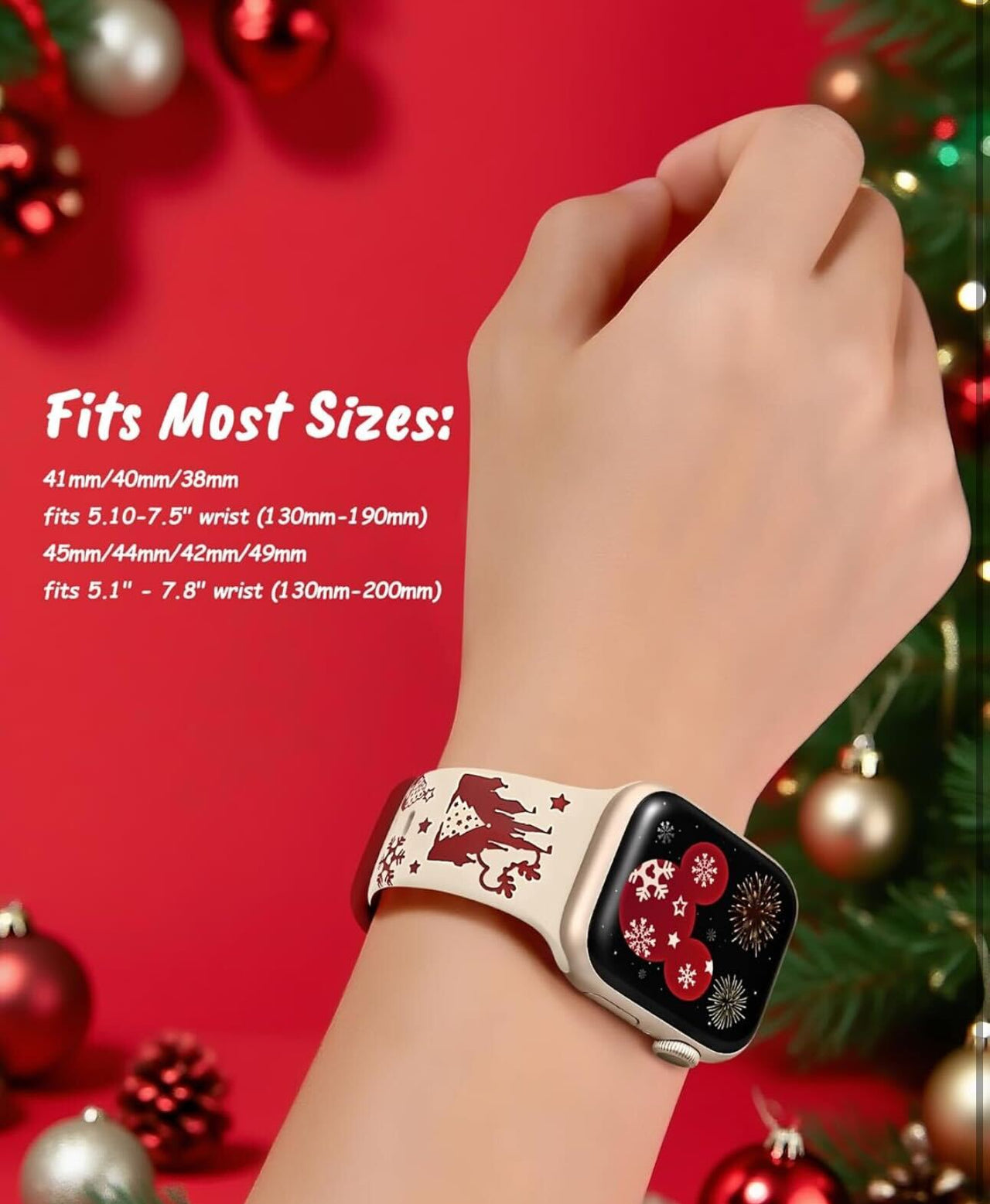 Holiday Mouse Apple Watch Band (Pre-Order)