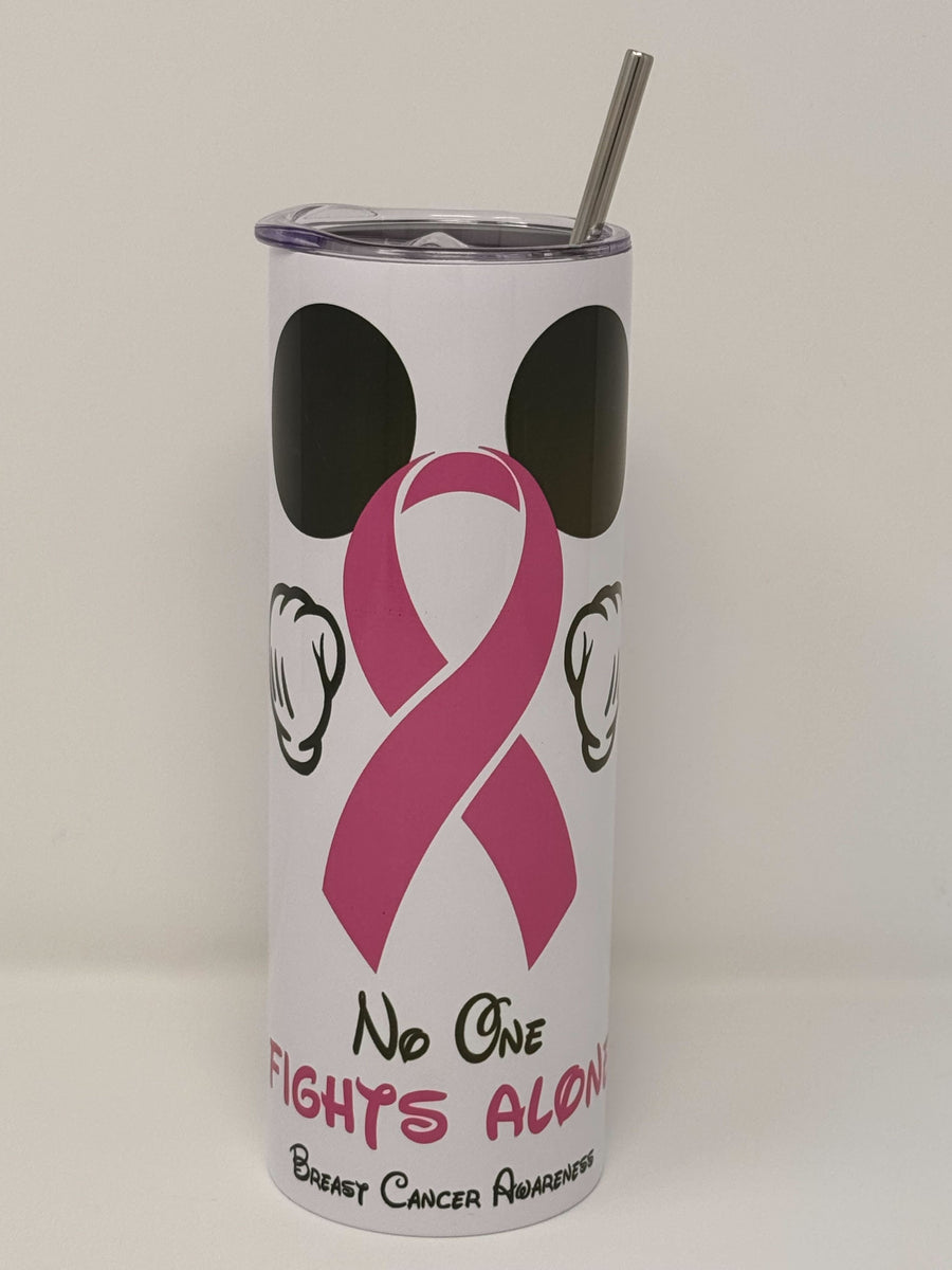 20 Oz. No One Fights Alone Stainless Steel Tumbler