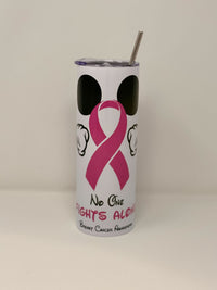 Thumbnail for 20 Oz. No One Fights Alone Stainless Steel Tumbler