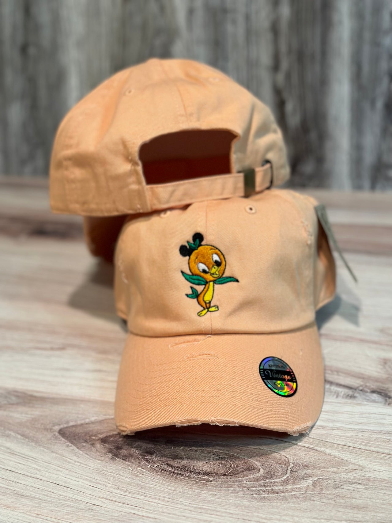 Peach Regular Embroidered OB Hat