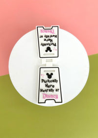 Thumbnail for Physically Here, Mentally At Disney Desk Sign (Pre-Order)