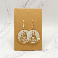 Thumbnail for Castle Round Acrylic Earrings (Pre-Order)