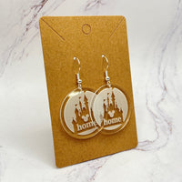 Thumbnail for Castle Round Acrylic Earrings (Pre-Order)
