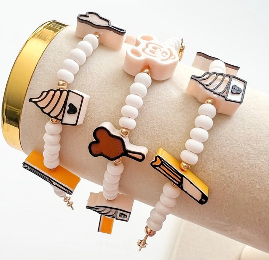 Favorite Snacks Beaded Bracelet  (Pre-Order)