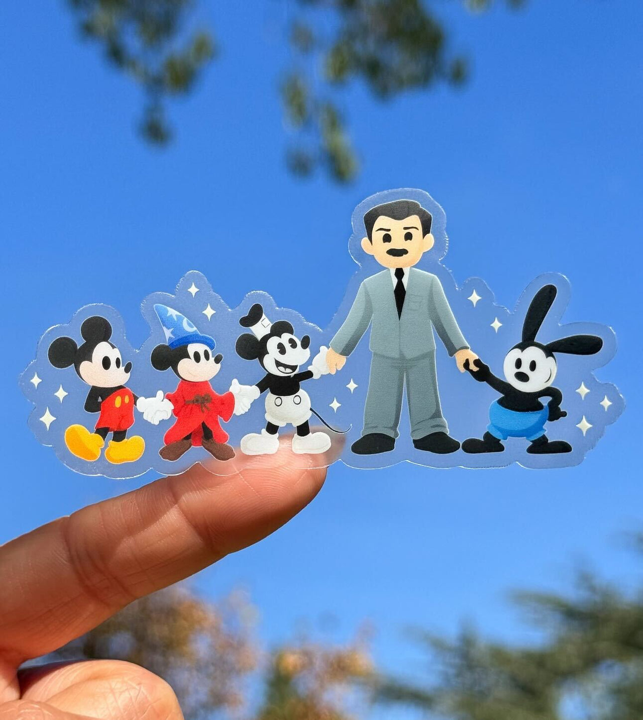 Walt and Friends Sticker