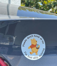 Thumbnail for Please Don't Honk At Me Car Magnet