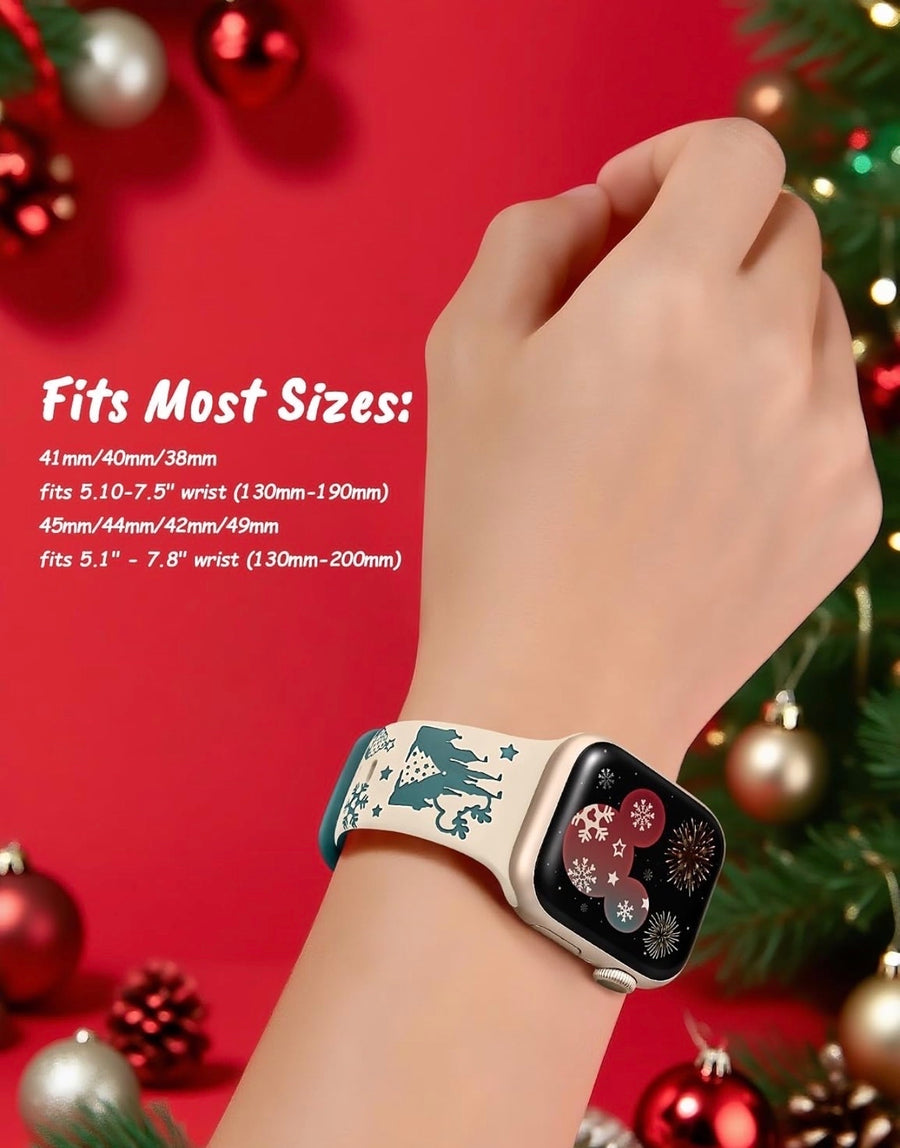Blue Holiday Mouse Apple Watch Band (Pre-Order)