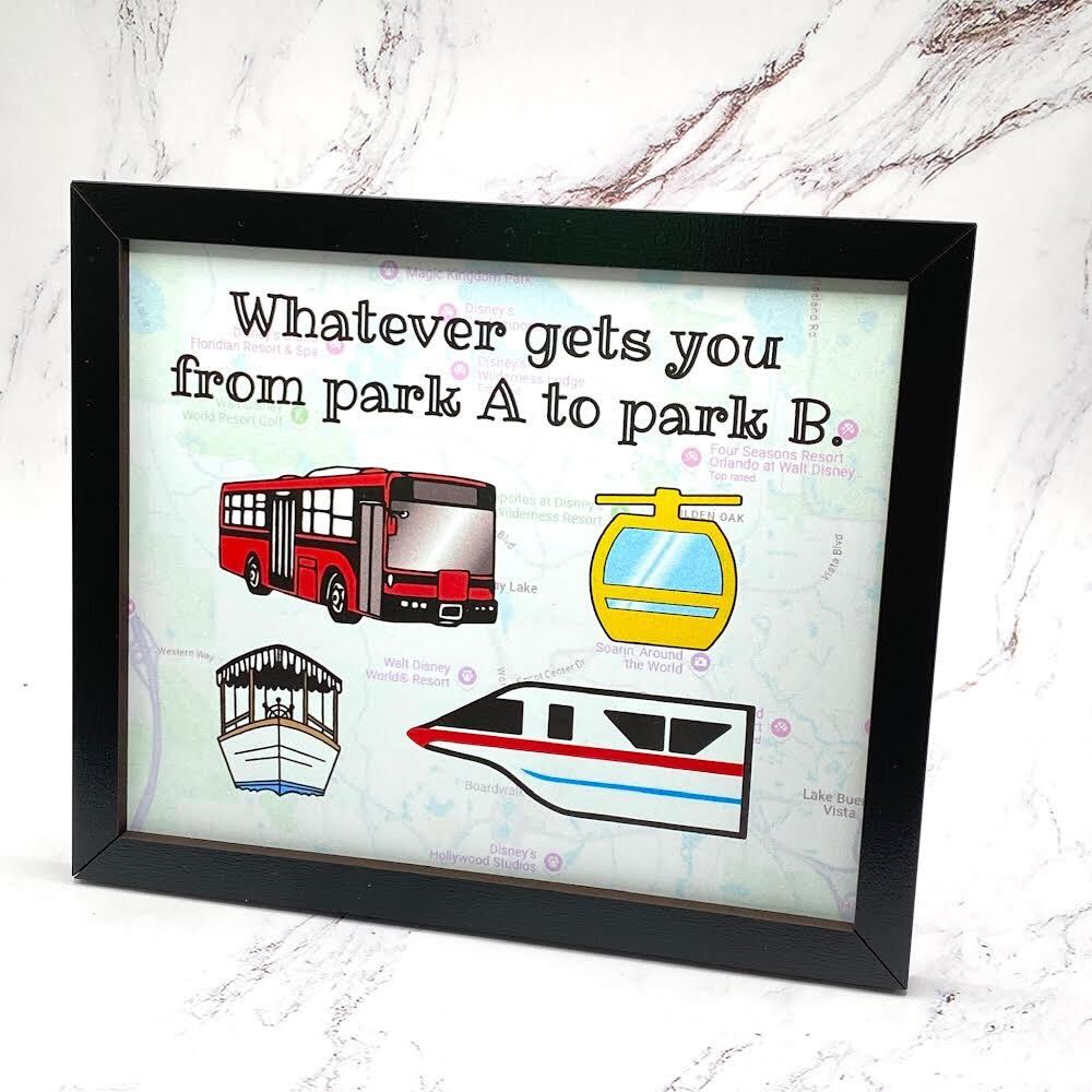 Park A to Park B Sign (Pre-Order)