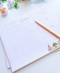 Thumbnail for Monthly 25 Sheet WDW Landmarks Planner