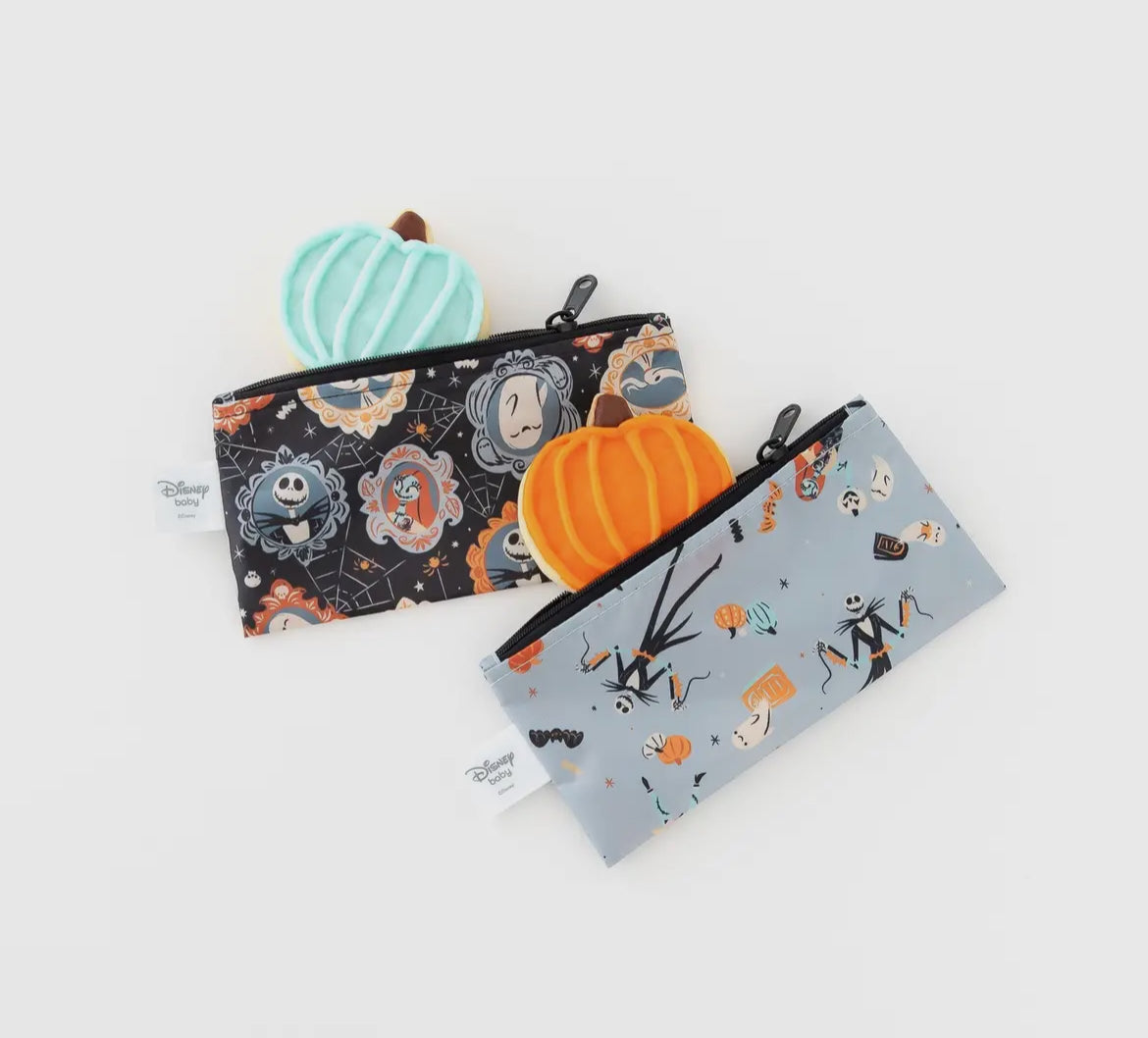 Set of 2 Small Reusable Snack Bags Everyday Is Halloween