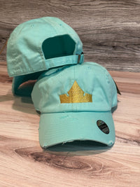Thumbnail for Mint Regular Embroidered Princess Crown Hat