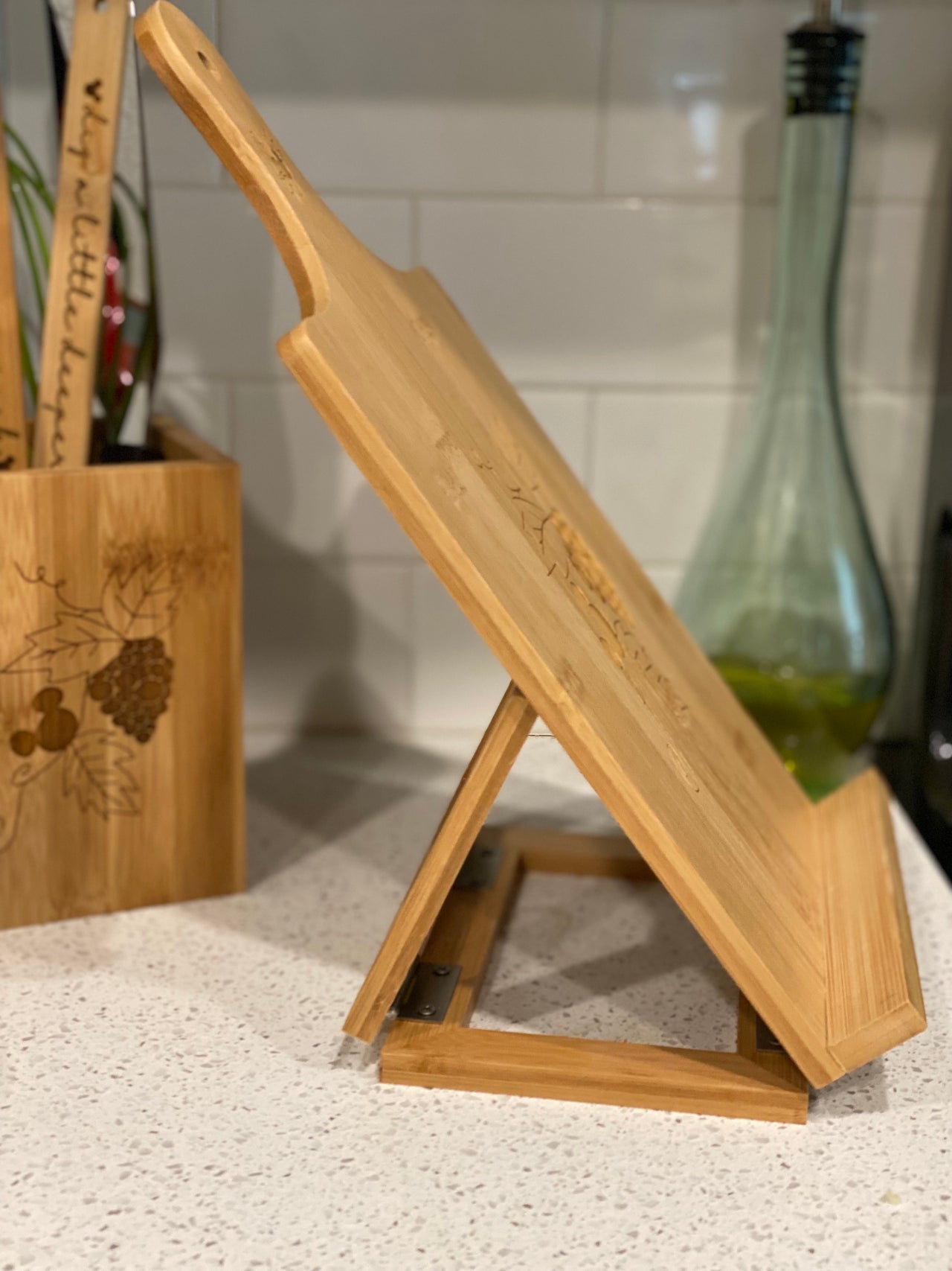 Bamboo Cookbook Stand