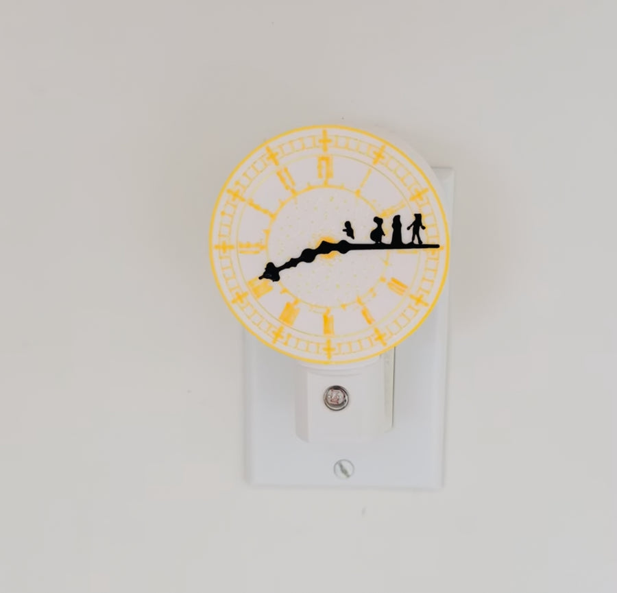 Neverland Clock Nightlight