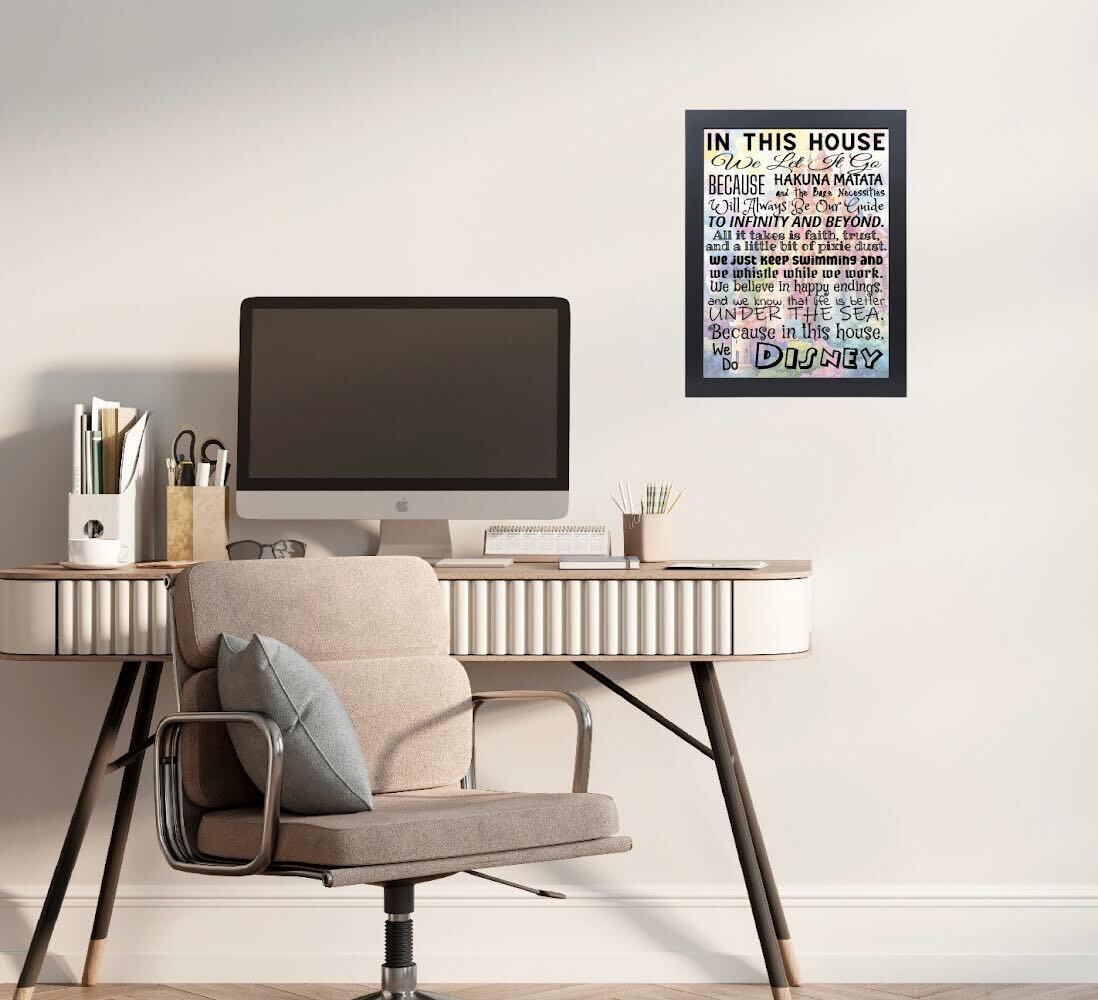 Framed "In This House" Wall Art (Pre-Order)