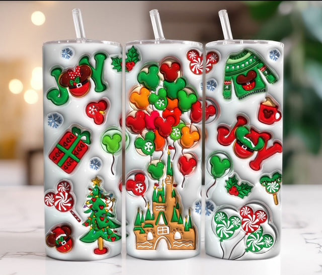 20 oz Christmas Castle Tumbler (Pre_Order)