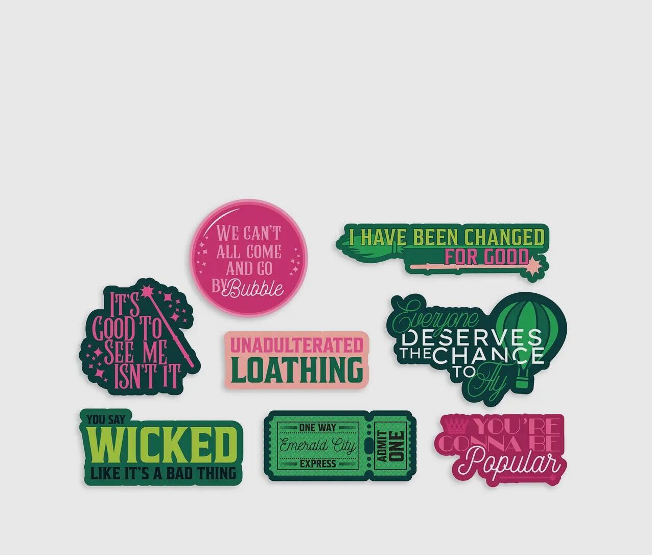 Jumbo Set of 8 Sticker Pack