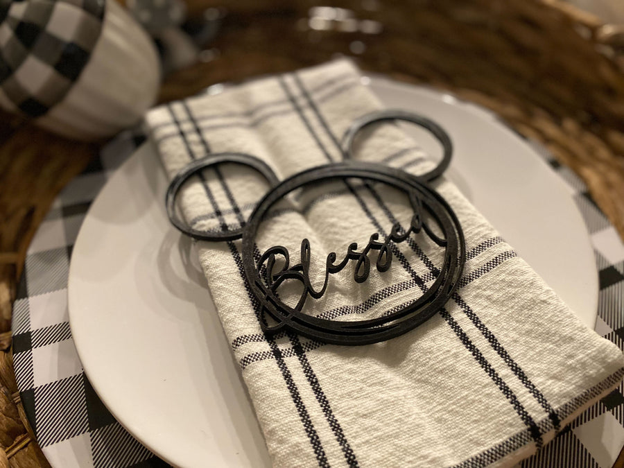 Magical Mouse Shaped Fall Napkin Rings (Pre-Order)