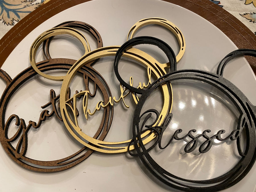 Magical Mouse Shaped Fall Napkin Rings (Pre-Order)