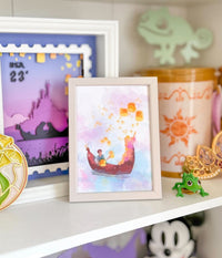 Thumbnail for Floating Lanterns Watercolor Print