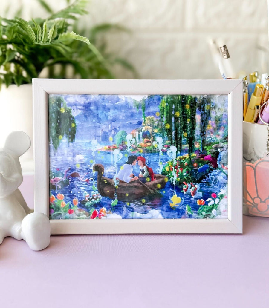Kiss The Girl Watercolor Print