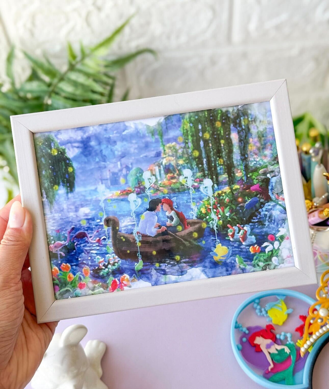 Kiss The Girl Watercolor Print
