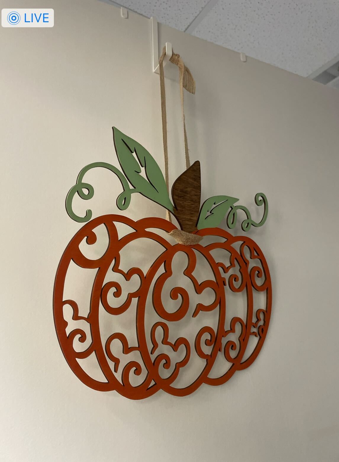 Door Hanger Fall Pumpkin